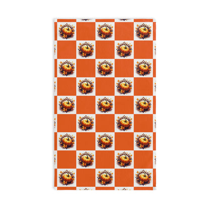 Vibrant Pumpkin Hand Towel for Kitchen Decor, Gift for Housewarming, Brighten Up Your Space, Fall and Thanksgiving Celebrations