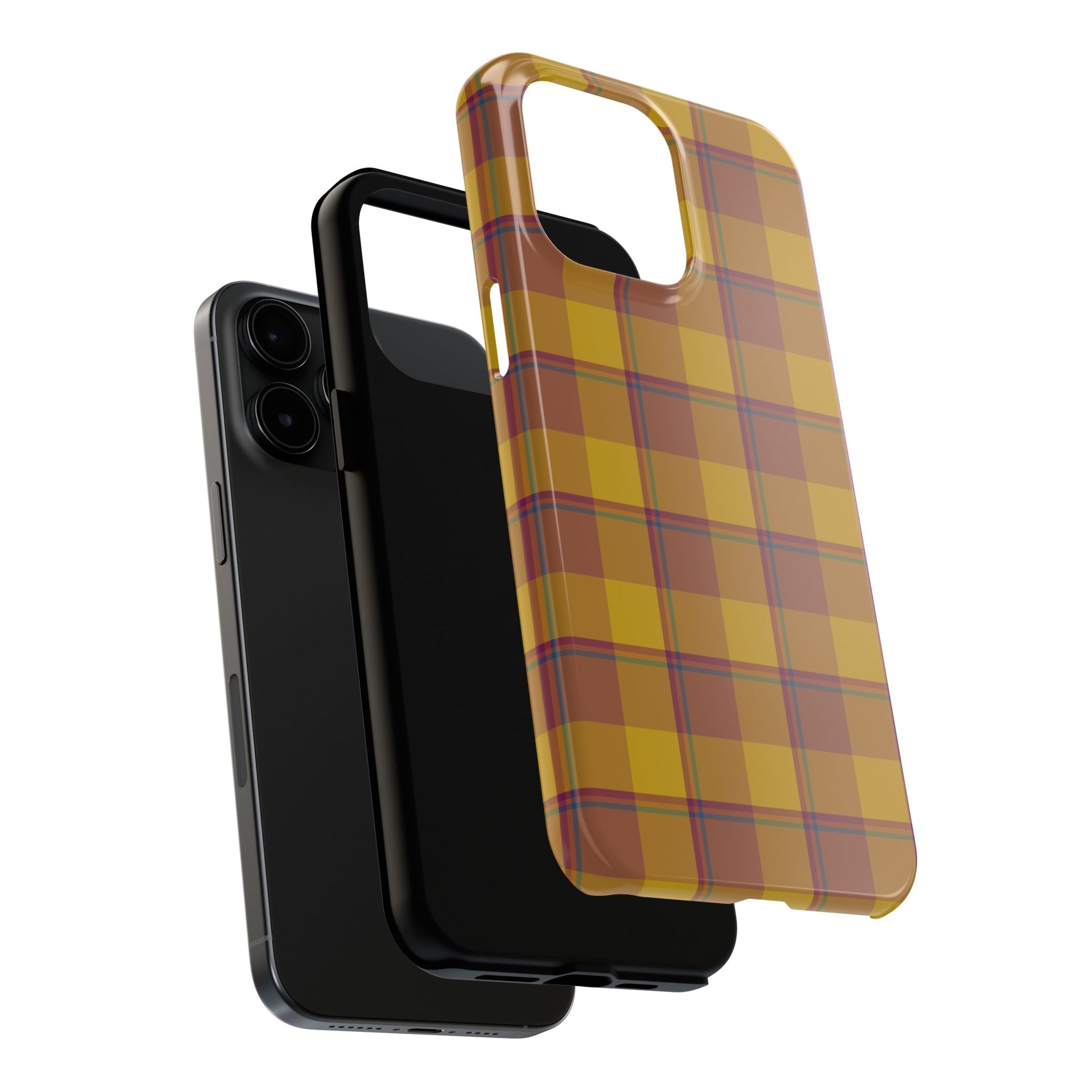 Plaid Tough Phone Case, Durable Phone Cover, Fall Inspired Accessory, Gift for Her, Stylish Cell Phone Protector - Celtic Scents