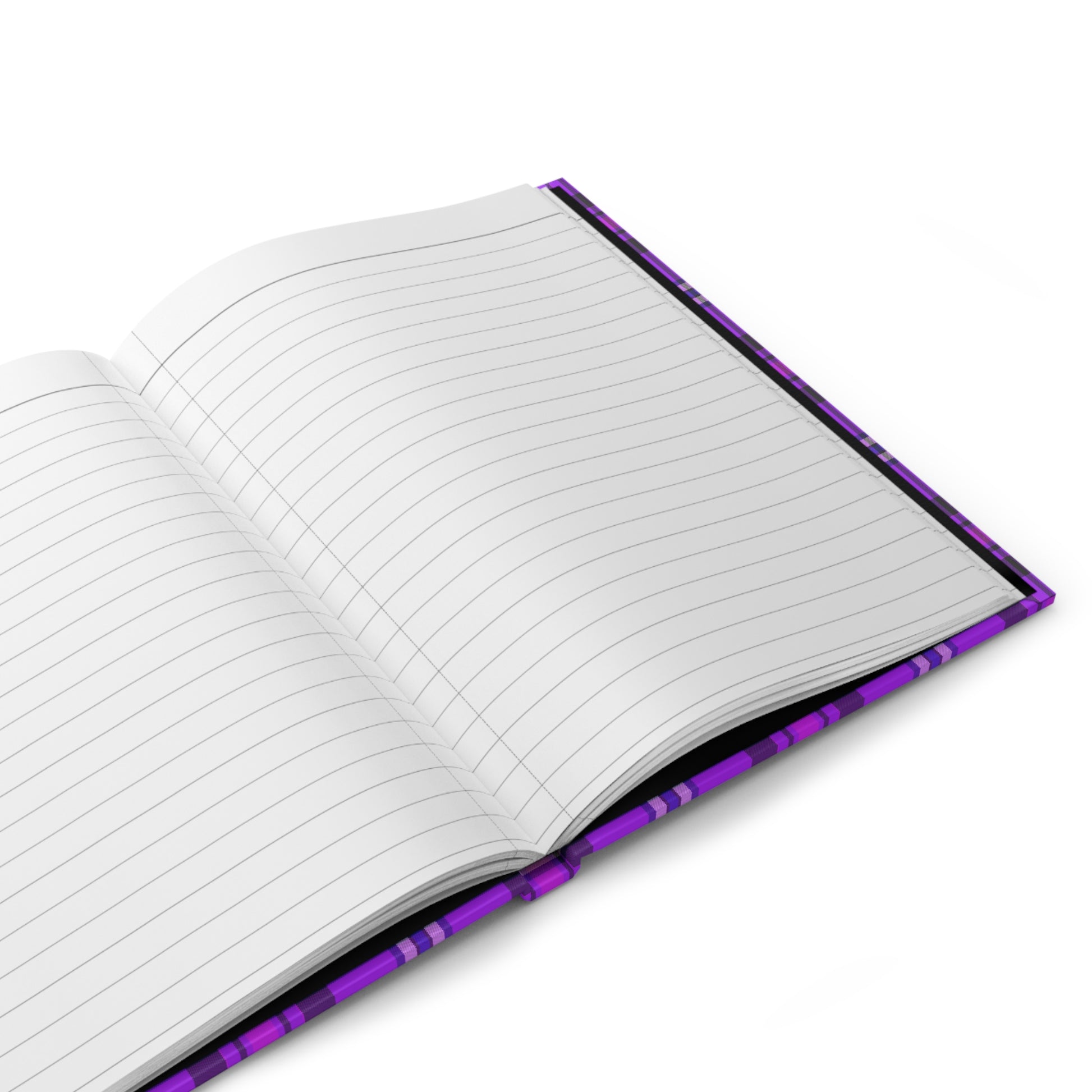 Personalized Purple Plaid Hardcover Journal, Custom Journal, Note Book, Planner, Writing Journal, Gift for Her, Stationery - Celtic Scents