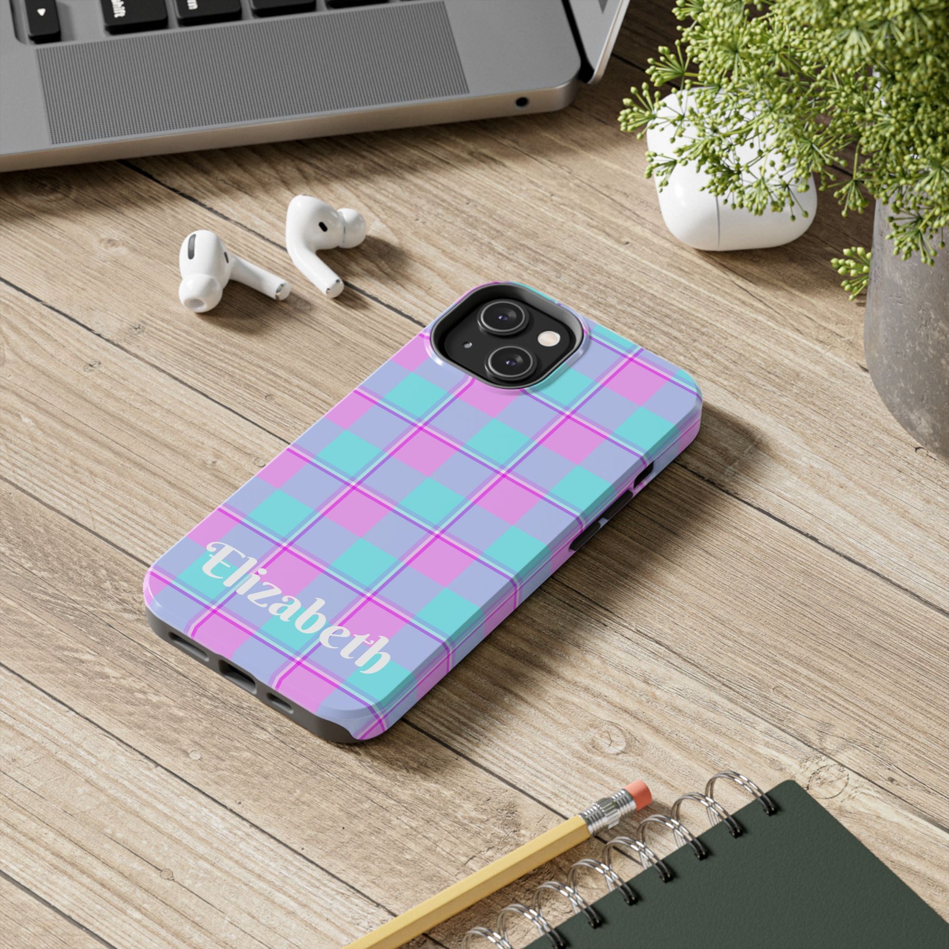 Personalized Plaid Phone Cases for Trendy Protection, Customizable Phone Covers, Durable Cases - Celtic Scents