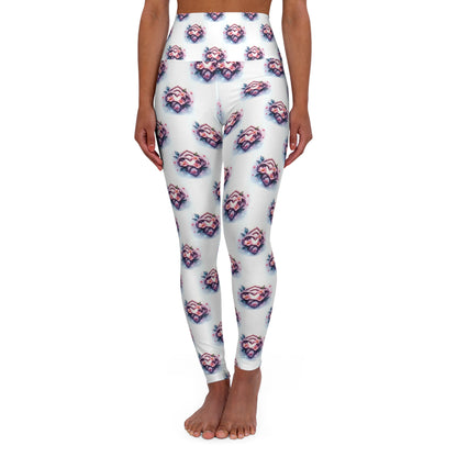 Celtic Knot Floral High Waisted Yoga Leggings, Activewear for Yoga and Fitness, Stylish Leggings for Women, Comfortable Stretch Leggings - Celtic Scents