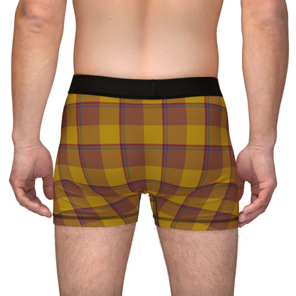 Stylish Men's Boxers, Plaid Underwear for Comfort, Perfect Gift for Birthdays, Anniversaries, Casual Wear, Matching Sleepwear - Celtic Scents