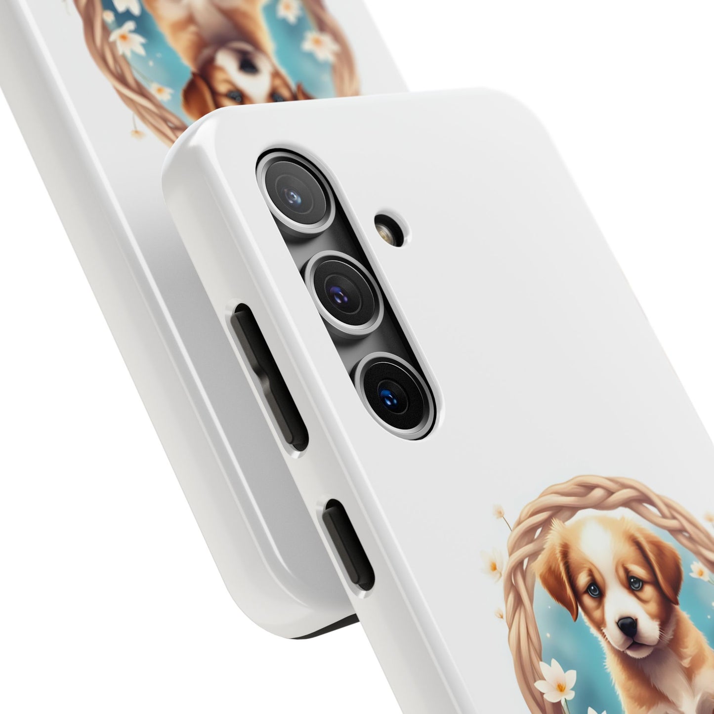 Cute Puppy Phone Case, Tough Case for Dog Lovers, Pet Gift, Protector Case for iPhone, Custom Phone Cover