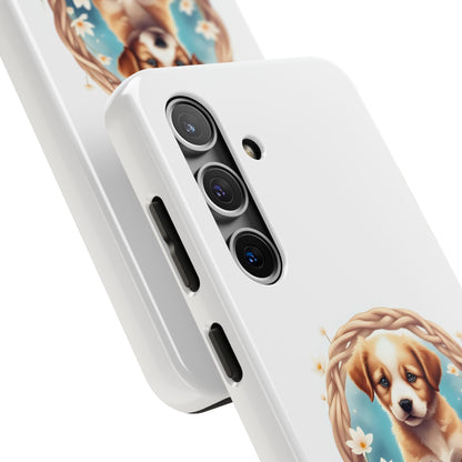 Cute Puppy Phone Case, Tough Case for Dog Lovers, Pet Gift, Protector Case for iPhone, Custom Phone Cover