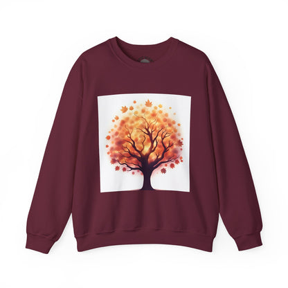 Autumn Tree Sweatshirt | Cozy Fall Apparel, Gift for Nature Lovers, Unisex Crewneck, Tree Design Sweatshirt, Ideal for Thanksgiving - Celtic Scents