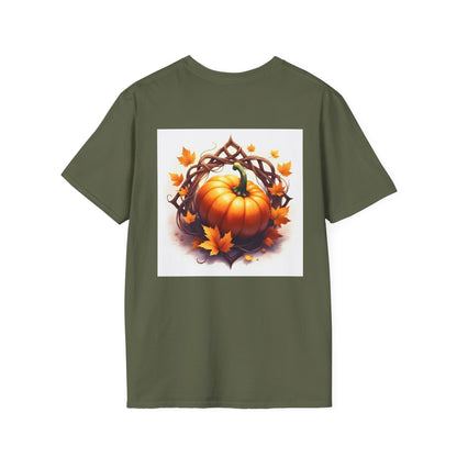 Autumn Pumpkin T-Shirt, Fall Tee, Halloween Shirt, Harvest Apparel, Thanksgiving Gift, Cozy Unisex Top - Celtic Scents