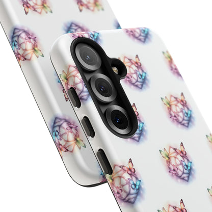 Colorful Butterflies Phone Case, Tough Cases, Cute Butterfly Lover Gift, Trendy Phone Cover, Nature Print Case