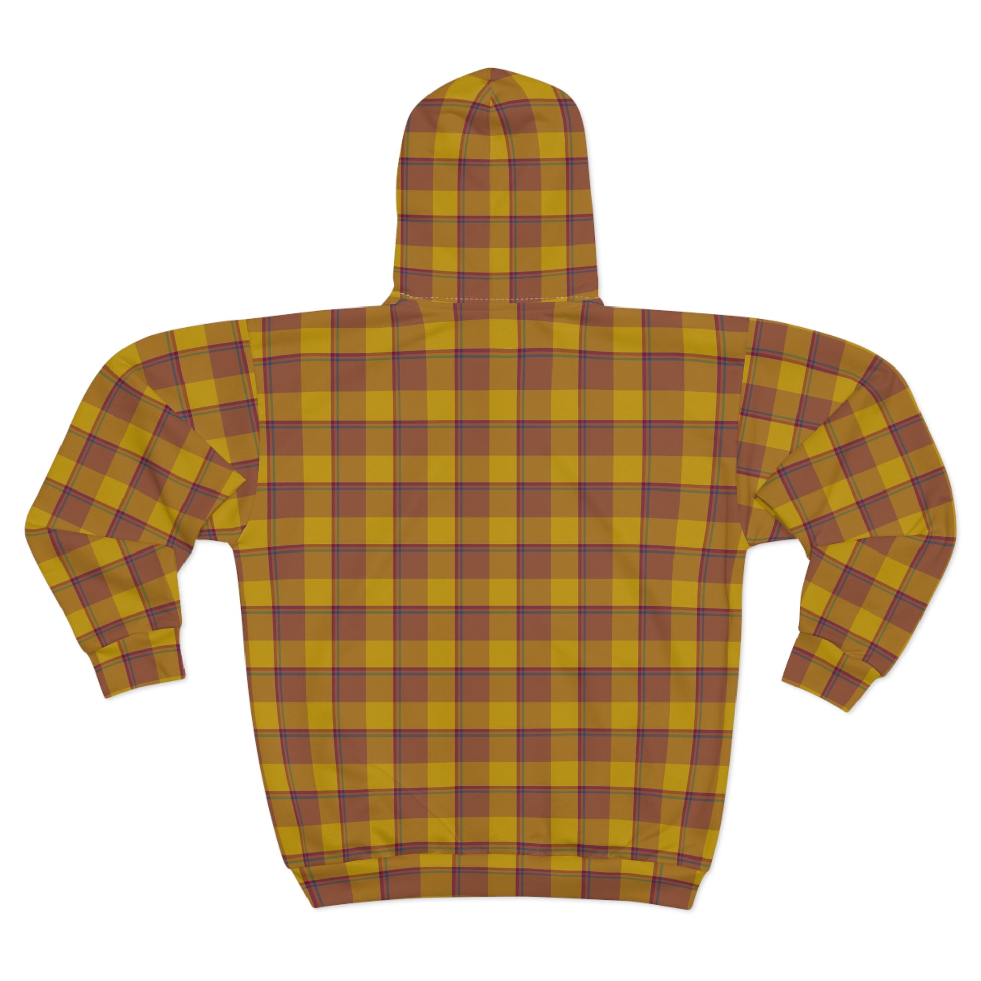 Cozy Plaid Zip Hoodie, Warm Layer for Fall, Unisex Gift for Comfort Seekers, Casual Wear, Autumn Style, Everyday Essentials - Celtic Scents