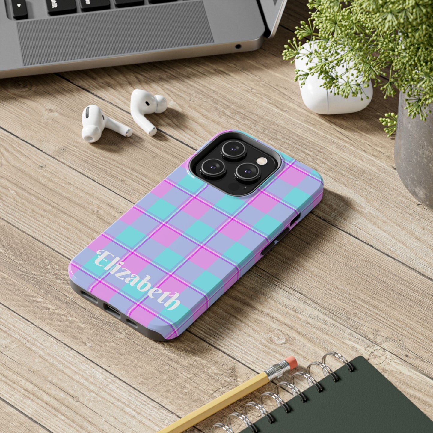 Personalized Plaid Phone Cases for Trendy Protection, Customizable Phone Covers, Durable Cases - Celtic Scents