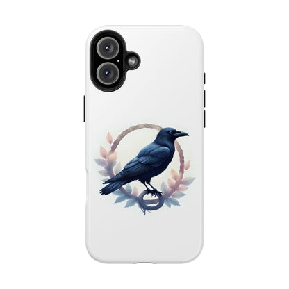 Raven Design Phone Case | Tough Protector Case, Gift for Bird Lovers, Unique Cell Phone Cover, Gothic or Nature Inspired - Celtic Scents
