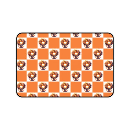 Stylish Desk Mat with Artistic Pattern, Home Office Decor, Gaming Mouse Pad, Unique Workspace Accessory, Gift for Creatives, Autumn Design - Celtic Scents