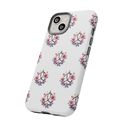 Floral Phone Case, Tough Phone Cover, Cute Protection for Mobile, Gift for Her, Celtic Knot Floral Pattern Case