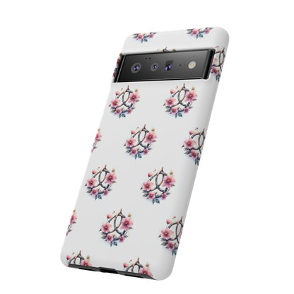 Floral Phone Case, Tough Phone Cover, Cute Protection for Mobile, Gift for Her, Celtic Knot Floral Pattern Case