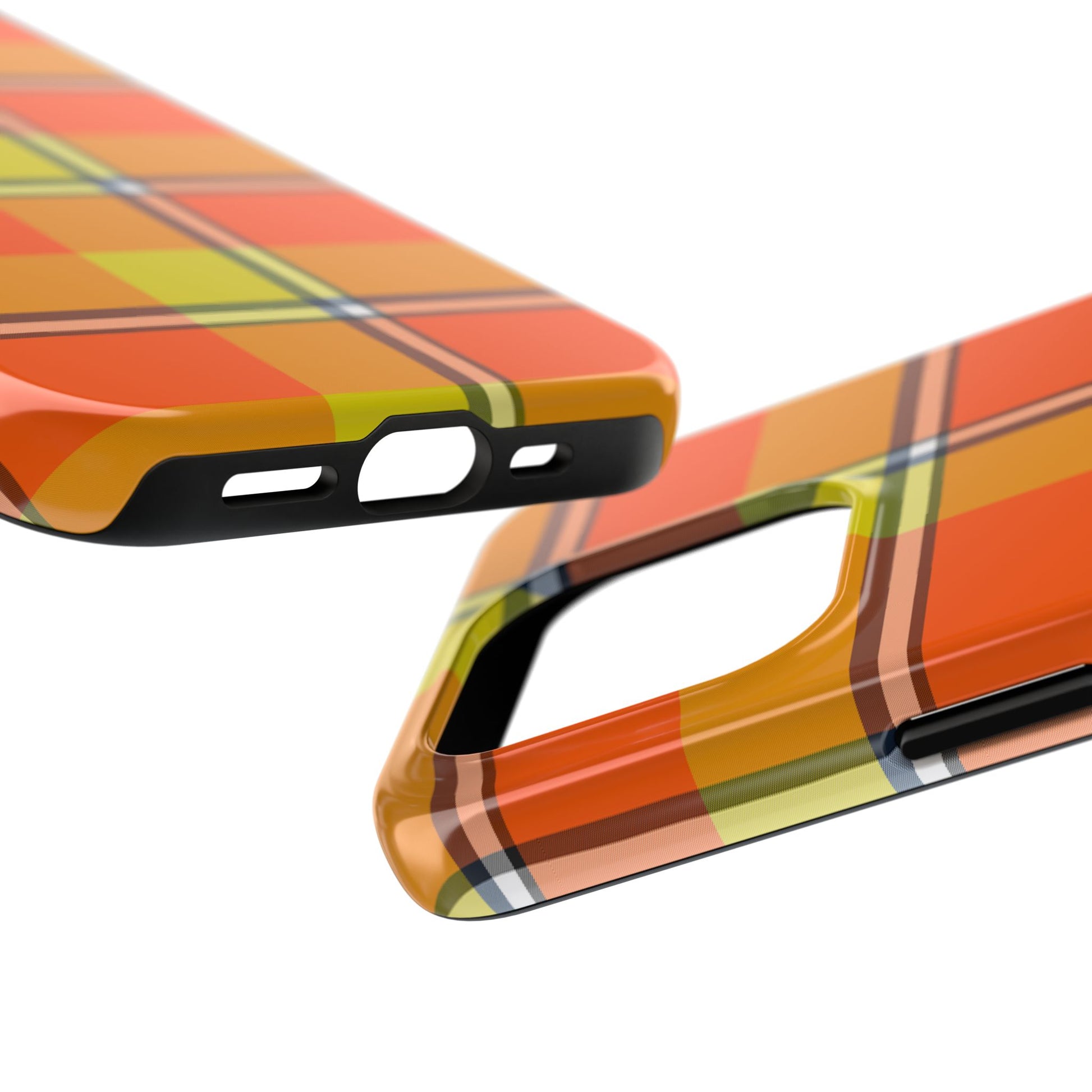 Vibrant Autumn Plaid Phone Case | Tough Phone Protector, Colorful Tech Accessory, Stylish Gift for Him/Her, Fun Birthday Present, Trendy - Celtic Scents