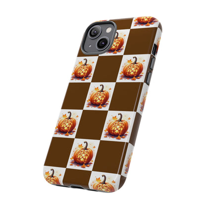 Pumpkin Phone Case, Fall Decor, Halloween Gift, Autumn Accessories, Cute Smartphone Cover, Tough Cases