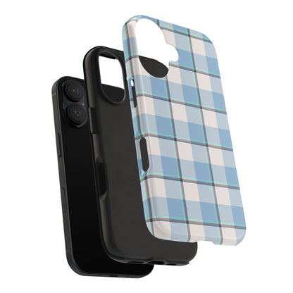 Winter Plaid Tough Phone Cases for Protection, Gift for Teens, Trendy Phone Accessories, Stylish Shield, Holiday Gift Ideas