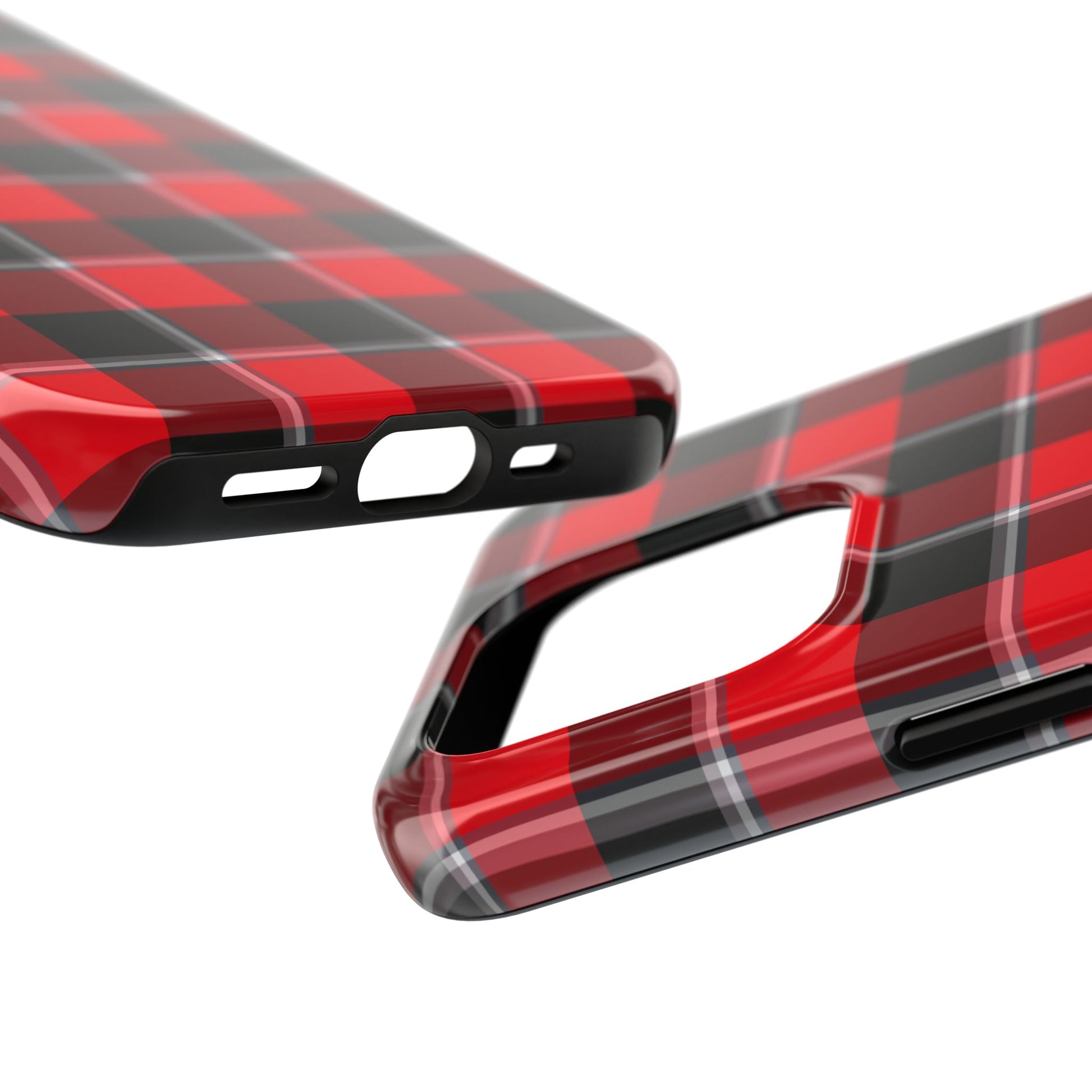 Stylish Plaid Tough Phone Cases, Durable Phone Covers, Rustic Gift, Trendy Accessories, Protection for Everyday Use, Fashionable [...] - Celtic Scents