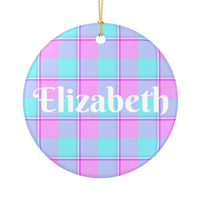Personalized Ceramic Ornament, Holiday Decoration, Custom Gift, Home Decor, Name Plaque, Kid's Room Decor, Christmas Ornament - Celtic Scents