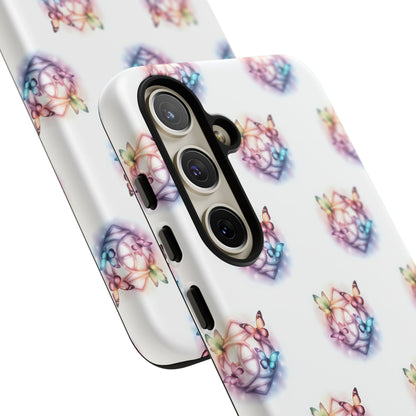 Colorful Butterflies Phone Case, Tough Cases, Cute Butterfly Lover Gift, Trendy Phone Cover, Nature Print Case