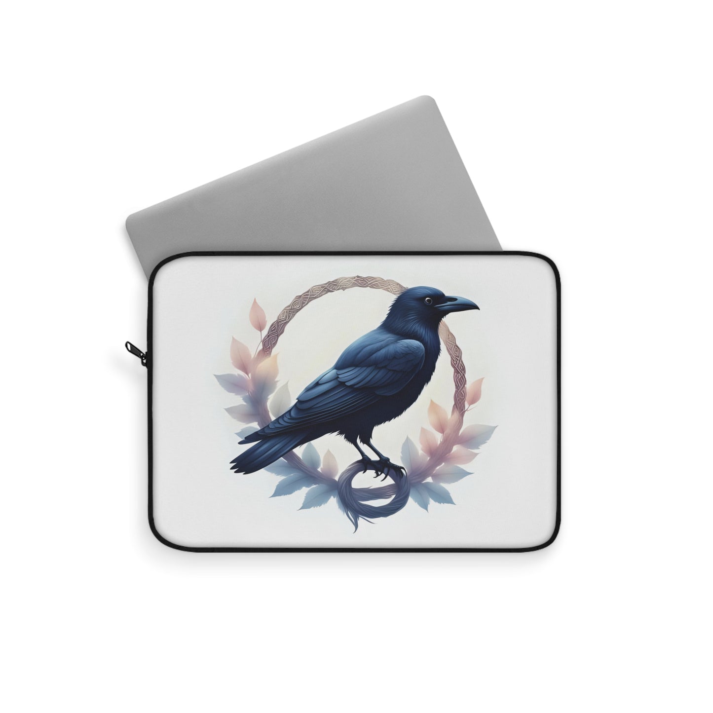 Elegant Raven Laptop Sleeve, Raven Design, Gothic Decor, Tech Accessory, Gift for Him, Laptop Bag, MacBook Case - Celtic Scents