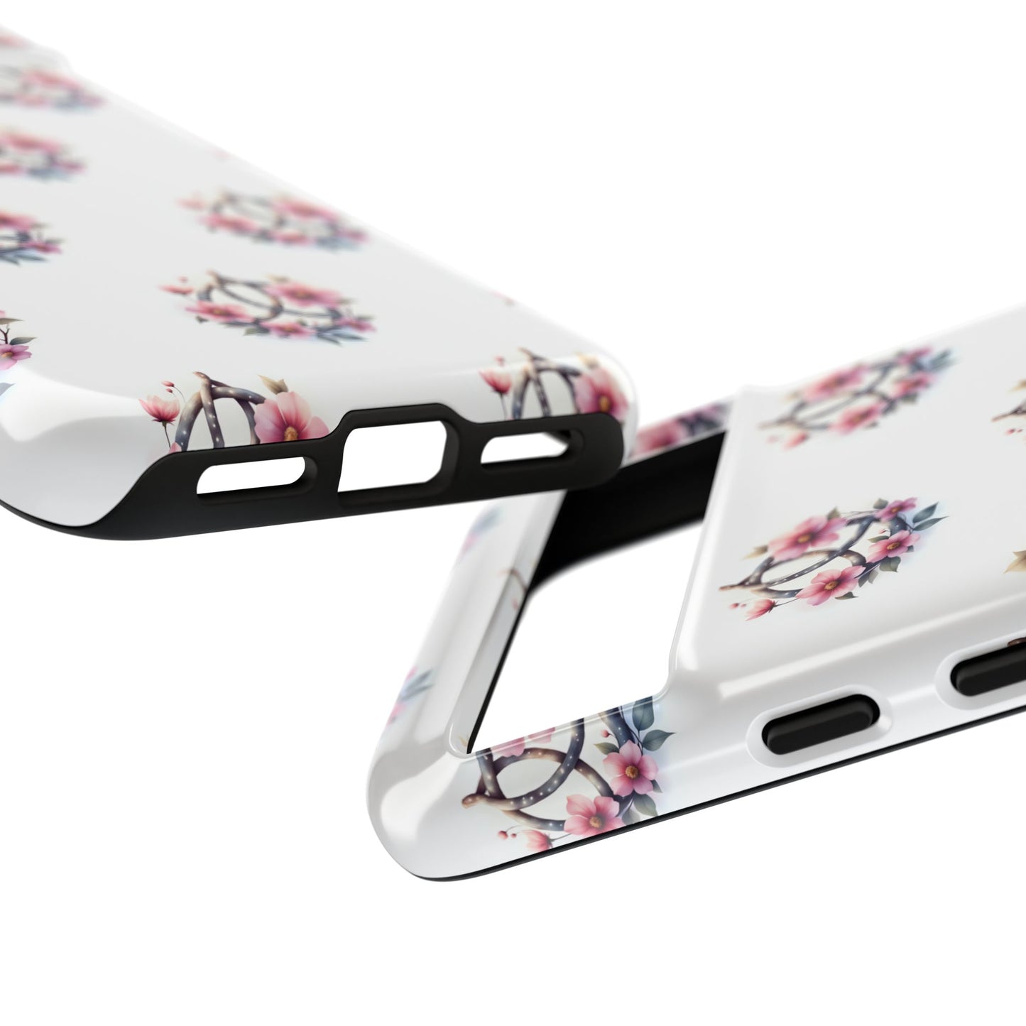 Floral Phone Case, Tough Phone Cover, Cute Protection for Mobile, Gift for Her, Celtic Knot Floral Pattern Case