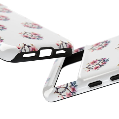 Floral Phone Case, Tough Phone Cover, Cute Protection for Mobile, Gift for Her, Celtic Knot Floral Pattern Case