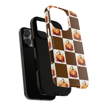 Pumpkin Phone Case, Fall Decor, Halloween Gift, Autumn Accessories, Cute Smartphone Cover, Tough Cases