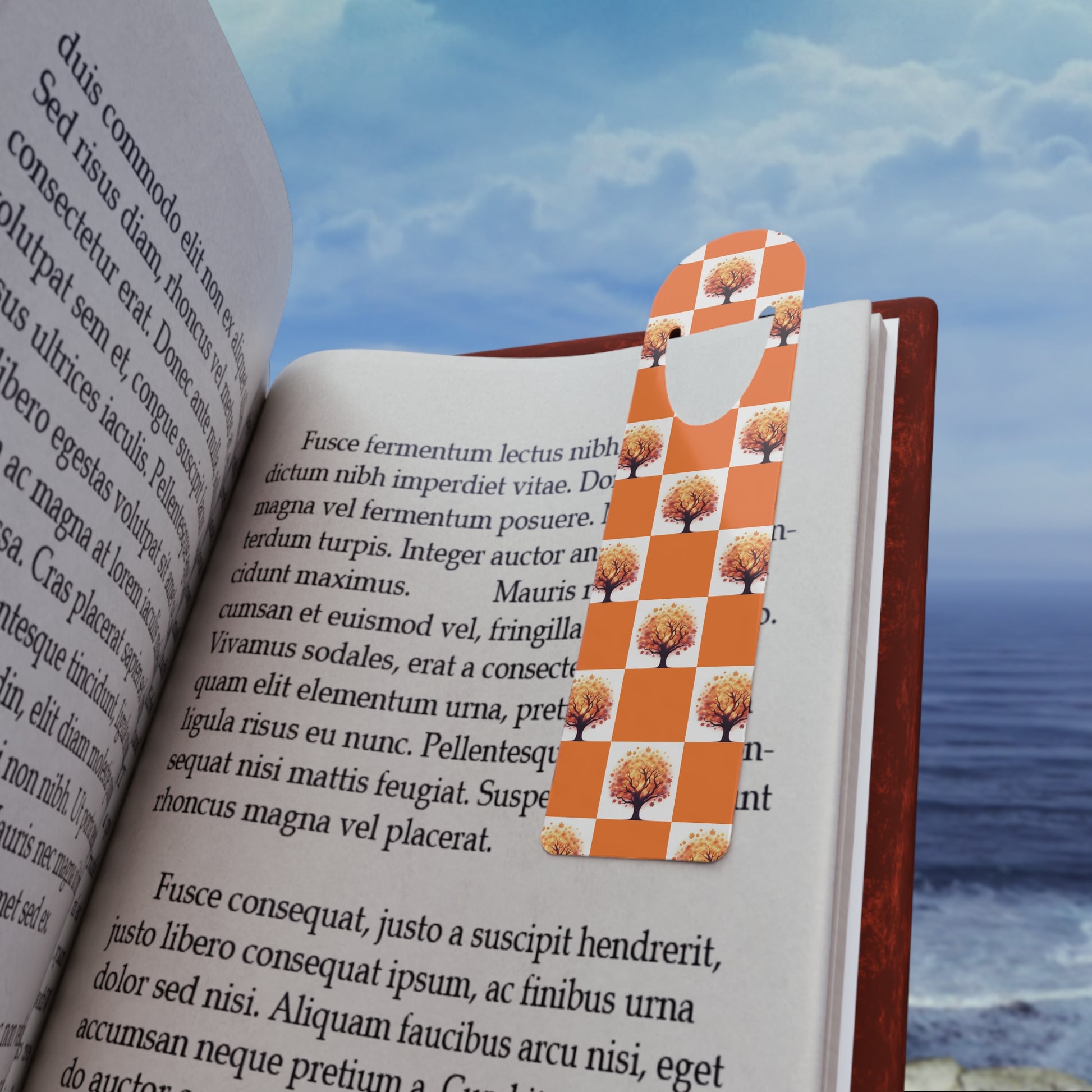 Autumn Tree Bookmark, Metal Page Marker, Fall Reading Gift, Literary Accessories, Book Lover Gifts, Seasonal Bookmark - Celtic Scents