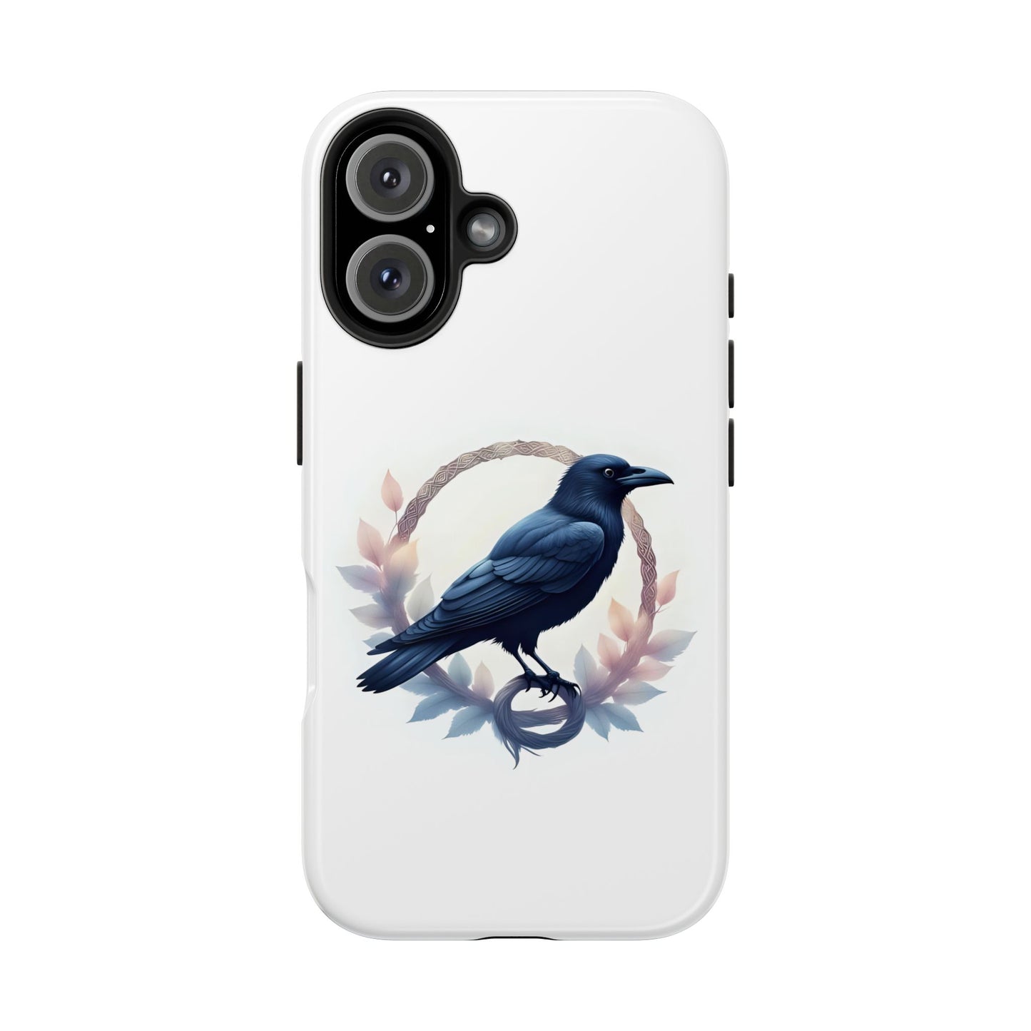 Raven Design Phone Case | Tough Protector Case, Gift for Bird Lovers, Unique Cell Phone Cover, Gothic or Nature Inspired - Celtic Scents
