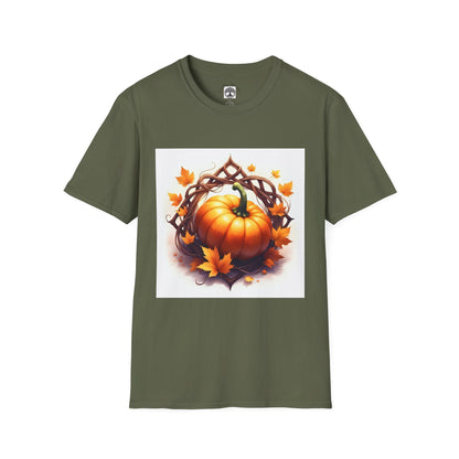Autumn Pumpkin T-Shirt, Fall Tee, Halloween Shirt, Harvest Apparel, Thanksgiving Gift, Cozy Unisex Top - Celtic Scents