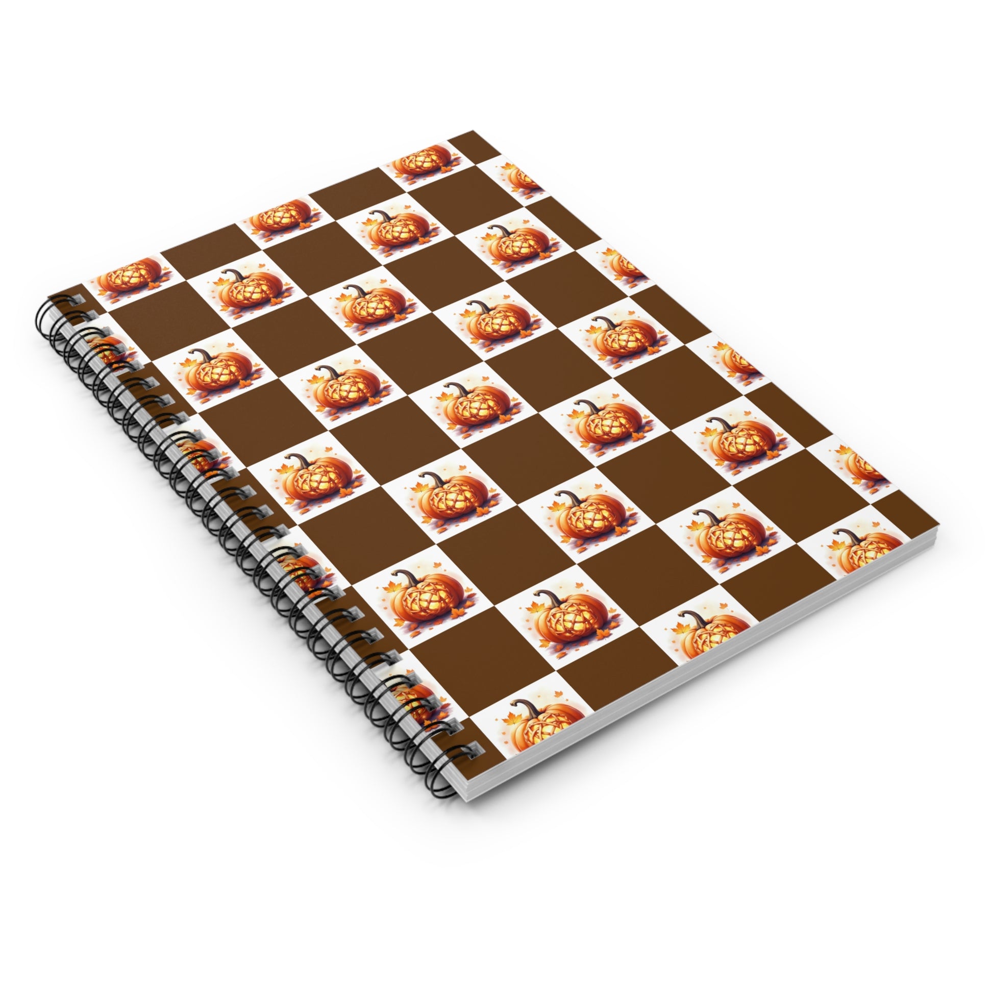 Pumpkin Spice Spiral Notebook - Fall Decor, Journaling, Back to School, Gift for Teachers and Students, Halloween - Celtic Scents