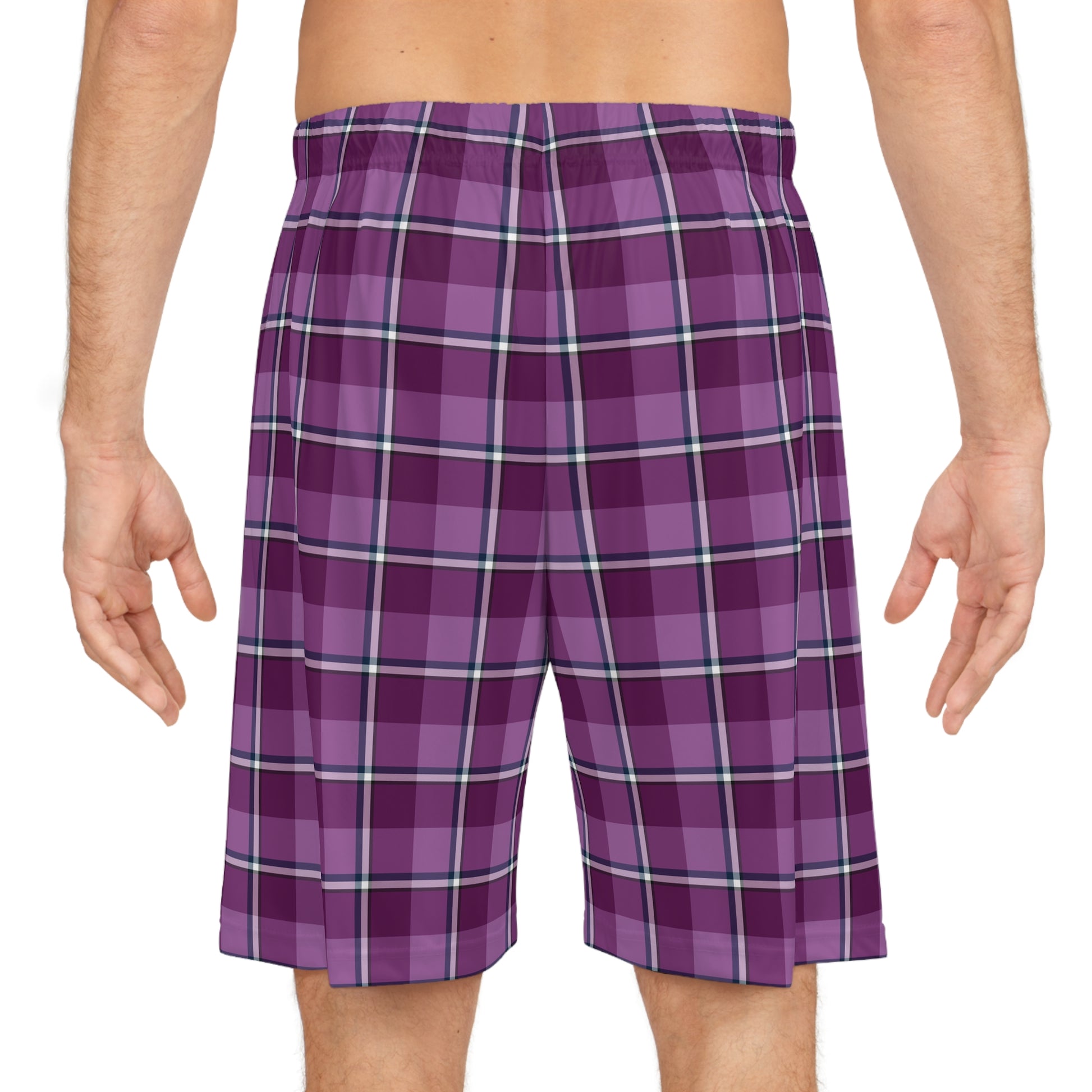Plaid Basketball Shorts, Sportswear, Workout Gear, Summer Apparel, Casual Outfits, Trendy Athletic Shorts - Celtic Scents