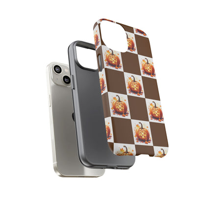 Pumpkin Phone Case, Fall Decor, Halloween Gift, Autumn Accessories, Cute Smartphone Cover, Tough Cases