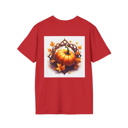 Autumn Pumpkin T-Shirt, Fall Tee, Halloween Shirt, Harvest Apparel, Thanksgiving Gift, Cozy Unisex Top - Celtic Scents