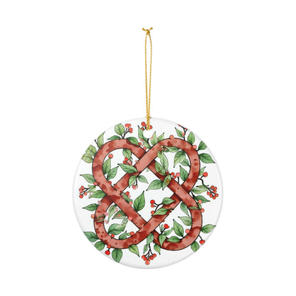 Ceramic Holiday Ornament, Handcrafted Home Decor, Christmas Decoration, Gift for Loved Ones, Seasonal Decor, Celebration Keepsake - Celtic Scents