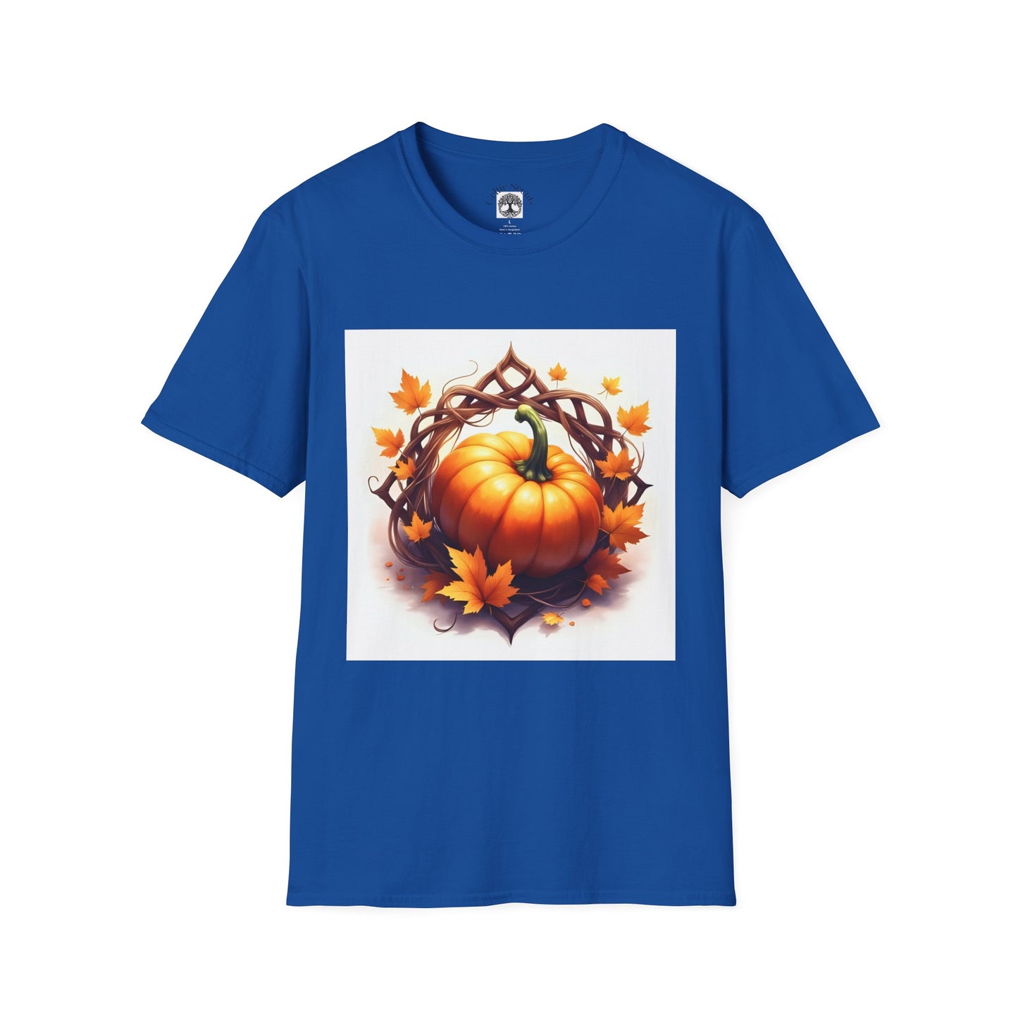 Autumn Pumpkin T-Shirt, Fall Tee, Halloween Shirt, Harvest Apparel, Thanksgiving Gift, Cozy Unisex Top - Celtic Scents