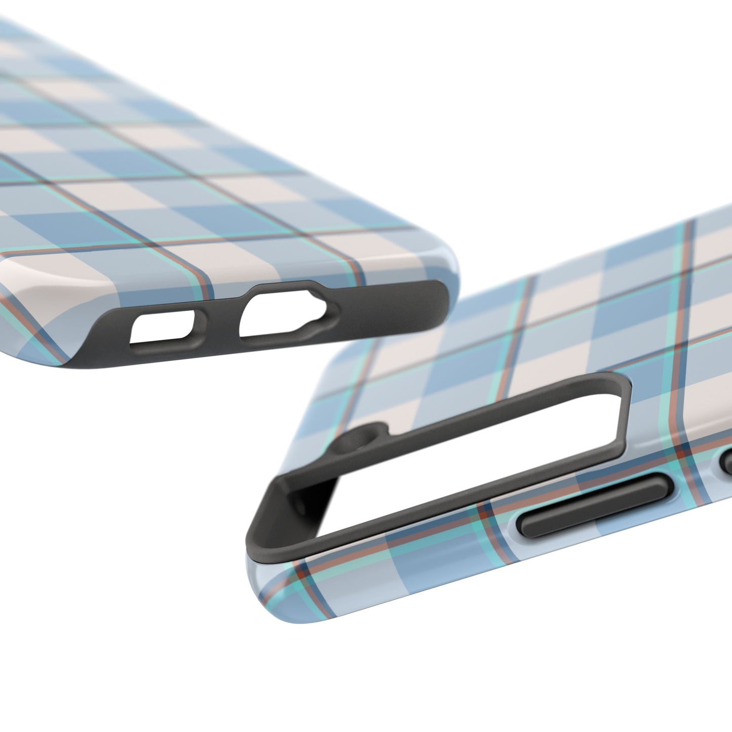 Winter Plaid Tough Phone Cases for Protection, Gift for Teens, Trendy Phone Accessories, Stylish Shield, Holiday Gift Ideas