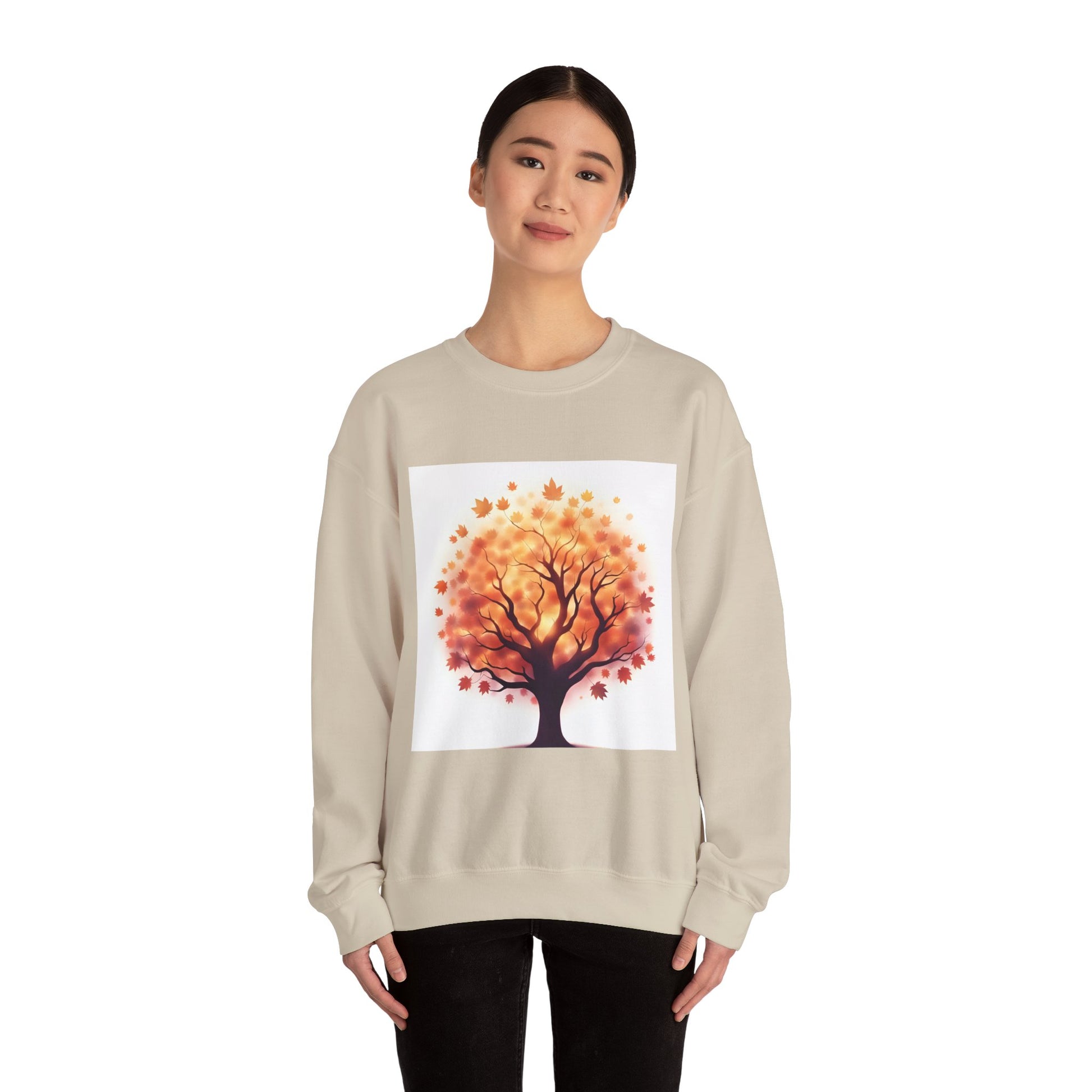 Autumn Tree Sweatshirt | Cozy Fall Apparel, Gift for Nature Lovers, Unisex Crewneck, Tree Design Sweatshirt, Ideal for Thanksgiving - Celtic Scents