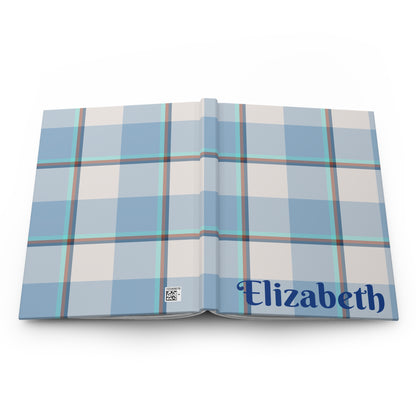 Personalized Plaid Hardcover Journal, Perfect Gift for Writers, Students & Planners, Customizable Journal - Celtic Scents