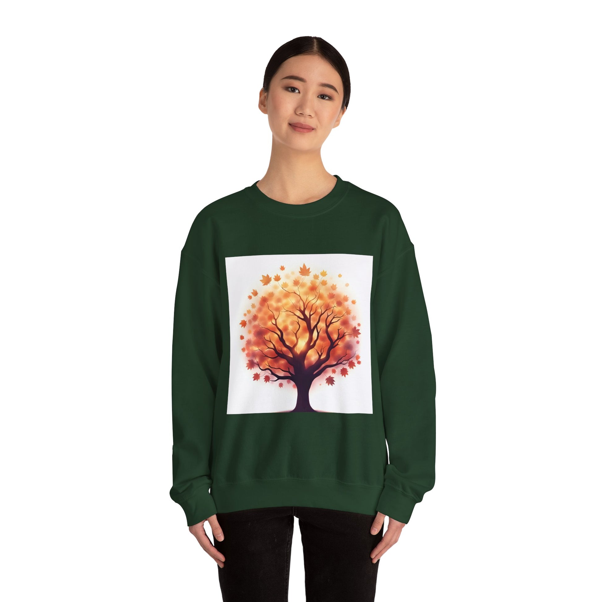 Autumn Tree Sweatshirt | Cozy Fall Apparel, Gift for Nature Lovers, Unisex Crewneck, Tree Design Sweatshirt, Ideal for Thanksgiving - Celtic Scents