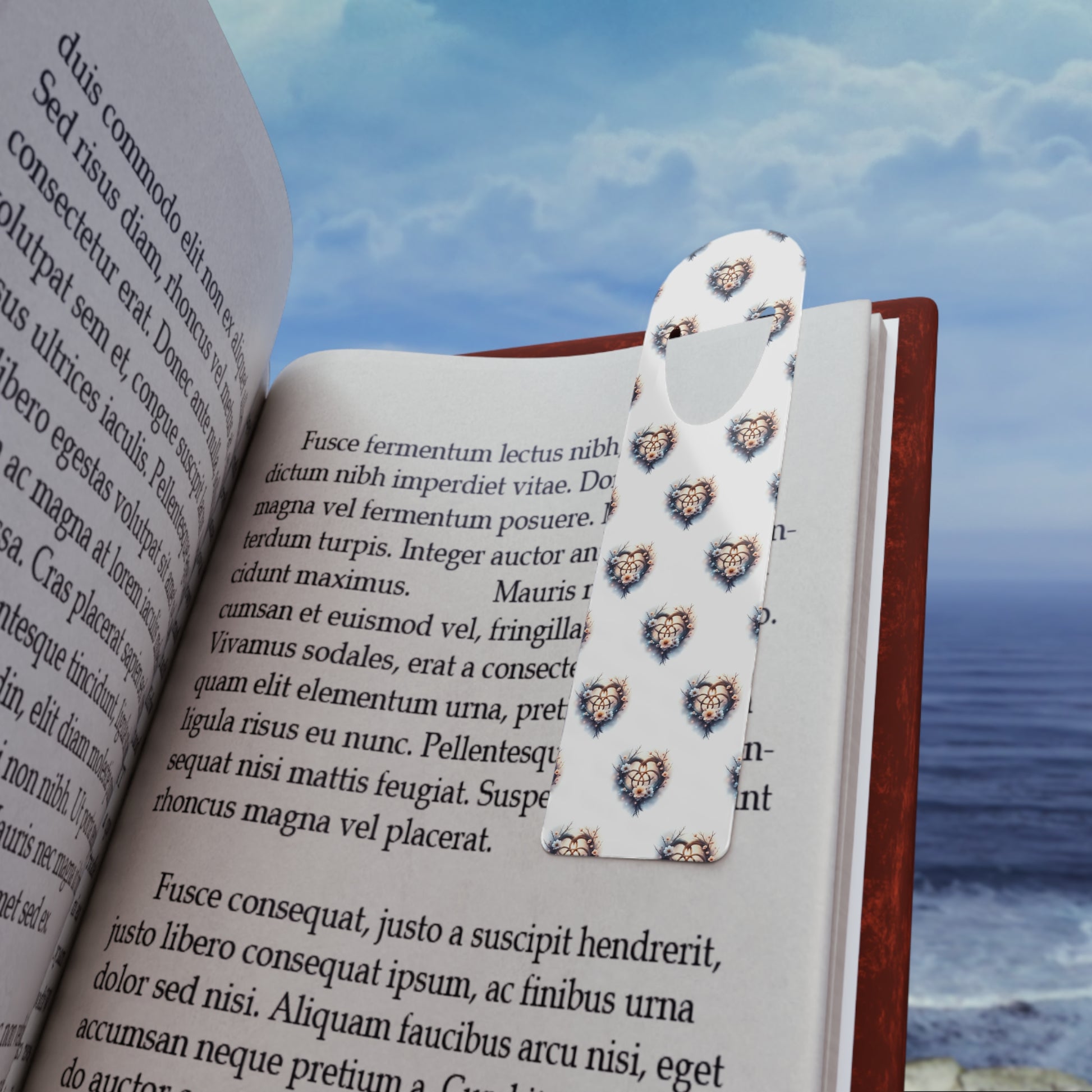 Artistic Heart Shaped Celtic Knot Bookmark - Unique Gift for Readers, Book Lovers, Library Decor, Literary Gifts, Personalized Bookmarks - Celtic Scents