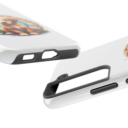 Cute Puppy Phone Case, Tough Case for Dog Lovers, Pet Gift, Protector Case for iPhone, Custom Phone Cover