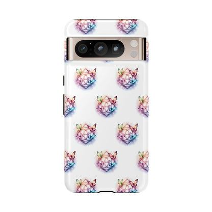 Colorful Butterflies Phone Case, Tough Cases, Cute Butterfly Lover Gift, Trendy Phone Cover, Nature Print Case