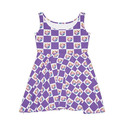 Colorful Butterflies Women's Skater Dress | Butterfly Print Dress, Spring Fashion, Casual Wear, Festival Outfit, Cute Sundress - Celtic Scents