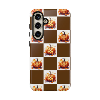 Pumpkin Phone Case, Fall Decor, Halloween Gift, Autumn Accessories, Cute Smartphone Cover, Tough Cases