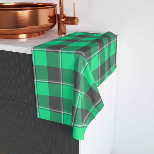 Plaid Hand Towel, Stylish Kitchen Decor, Cozy Bathroom Accessory, Perfect for Housewarming, Holiday Gifts, Rustic Home
