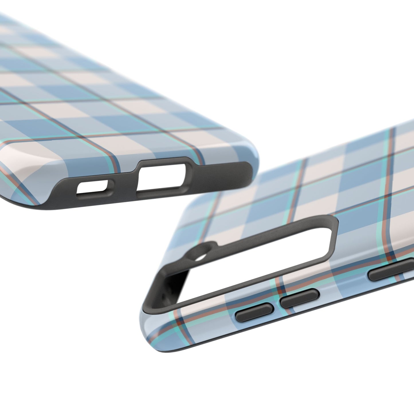 Winter Plaid Tough Phone Cases for Protection, Gift for Teens, Trendy Phone Accessories, Stylish Shield, Holiday Gift Ideas