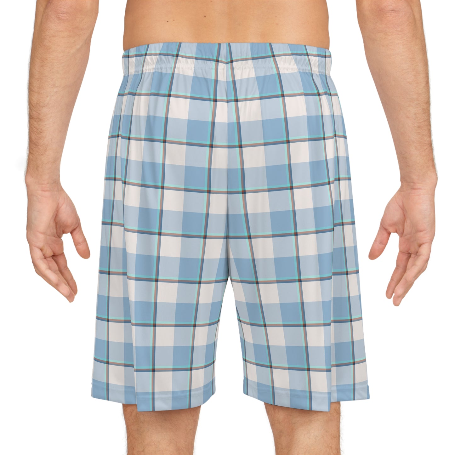 Plaid Basketball Shorts for Men, Casual Athletic Wear, Sports Shorts, Summer Fashion, Gift for Sport Lovers - Celtic Scents