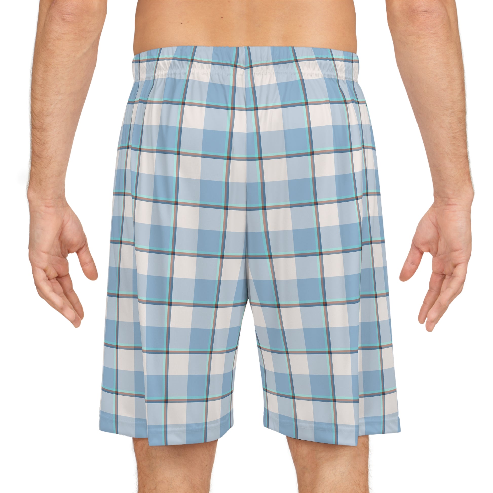 Plaid Basketball Shorts for Men, Casual Athletic Wear, Sports Shorts, Summer Fashion, Gift for Sport Lovers - Celtic Scents