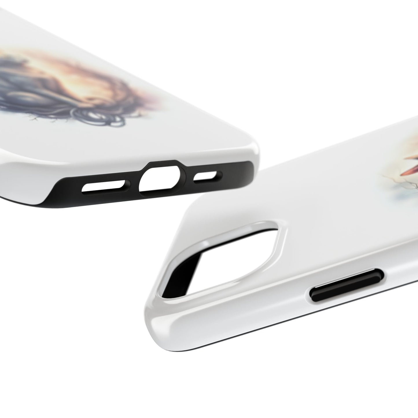 Artistic Cat Phone Case, Tough Phone Cases, Pet Lover Gift, Cat Lover Accessory, Unique Phone Cover, Protector Case - Celtic Scents